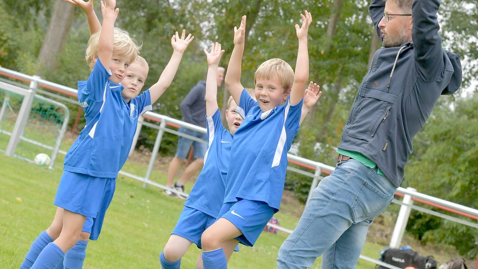 Der Teamgedanke und der Spaßfaktor stehen im Vordergrund. Besonders viel jubeln durfte in Nortmoor das starke Team der JSG Nortmoor/Holtland/Brinkum.