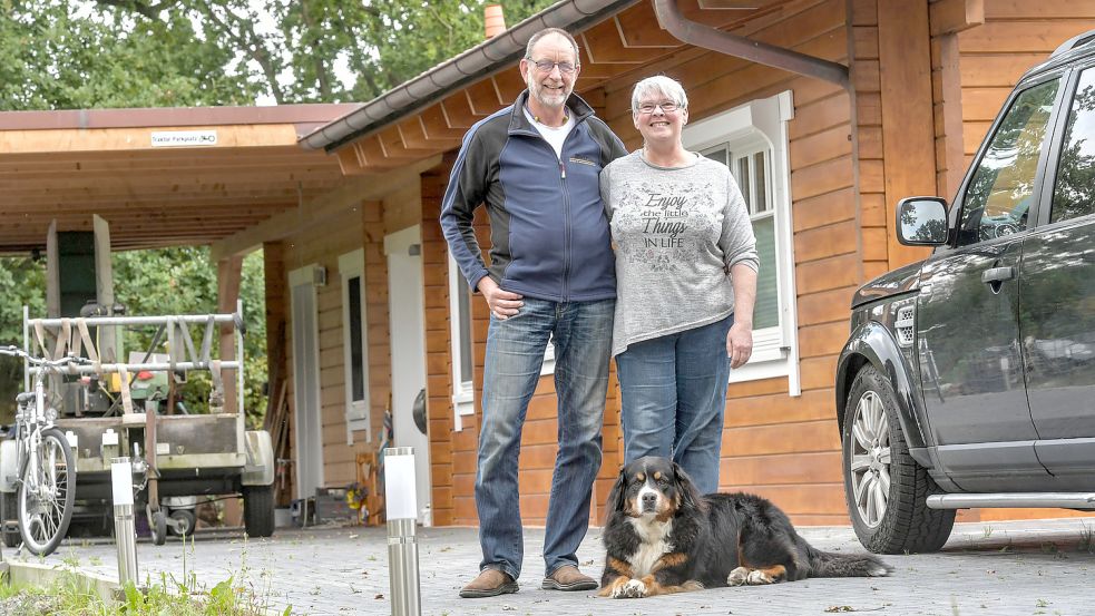 Eine Woche lang durfte das Ehepaar Münk sein Grundstück in Marcardsmoor nicht verlassen. Foto: Ortgies