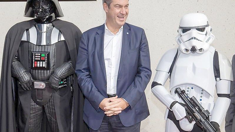 Markus Söder bei der Eröffnung des Zukunftsmuseum in Nürnberg. Foto: Daniel Karmann/dpa