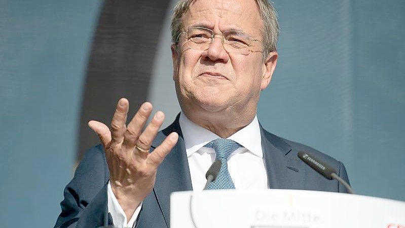 Unions-Kanzlerkandidat Armnin Laschet (CDU). Foto: Sebastian Gollnow/dpa
