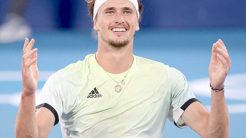 Rückt beim Laver Cup in Boston in den Fokus: Olympiasieger Alexander Zverev. Foto: Jan Woitas/dpa-Zentralbild/dpa