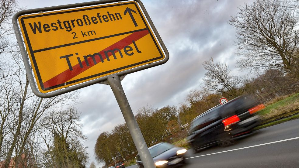 Am Ortsausgang von Timmel soll ein 46-Jähriger im August 2020 riskant überholt und dann den überholten Fahrer ausgebremst haben. Foto: Archiv/Ortgies