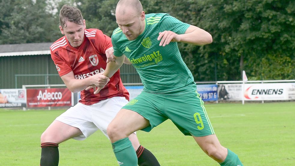 Die Leistung (links Onno Janssen) stimmte in den vergangenen beiden Spielen bei TuRa, nur die Ergebnisse passten nicht dazu. Das soll heute anders sein. Foto: Damm