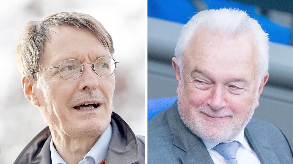 SPD-Gesundheitsexperte Karl Lauterbach und FDP-Vize Wolfgang Kubicki debattieren gern über die Pandemiemaßnahmen. Foto: imago images (links C. Hardt/Future, rechts Christian Spicker)