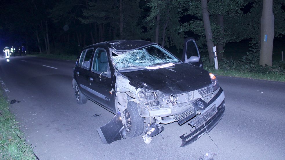 Das Auto wurde erheblich beschädigt. Foto: Rand