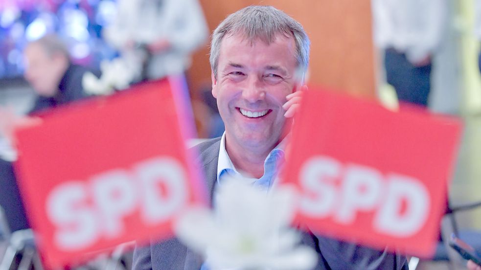 Johann Saathoff ist großer Gewinner der Bundestagswahl. Foto: Ortgies