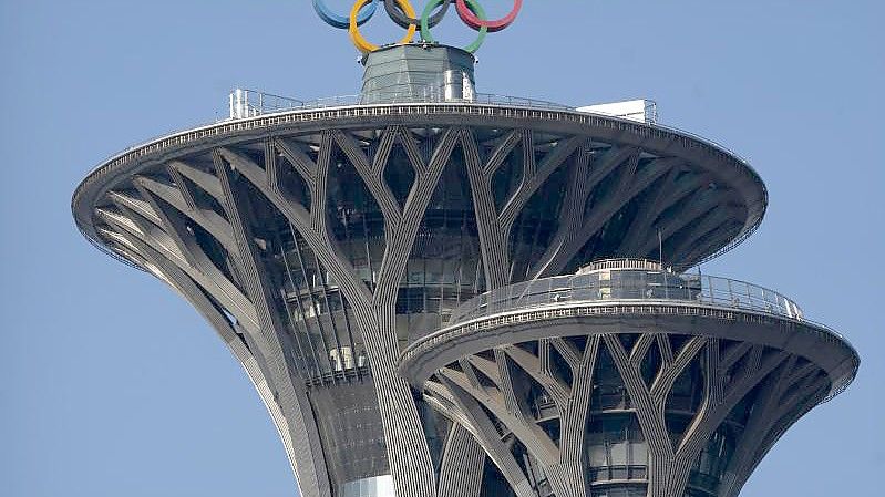 Zu den Olympischen Winterspielen 2022 in Peking werden keine Zuschauer aus dem Ausland zugelassen. Foto: Mark Schiefelbein/AP/dpa