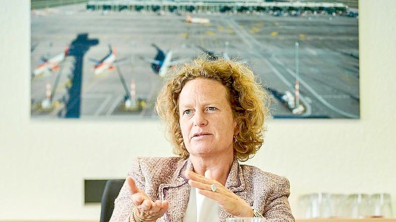 Von Massenbach ist ab dem 1.10.2021 neue Geschäftsführerin des BER und war bisher Finanzgeschäftsführerin. Foto: Annette Riedl/dpa