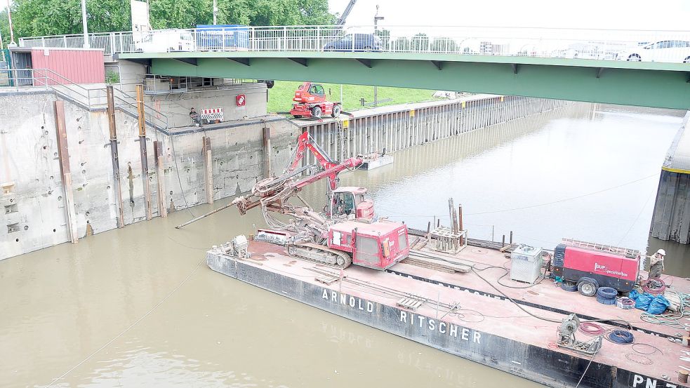 Die Modernisierung der Schleuse wird für die Stadt viel teurer als angekündigt. Bild: Wolters