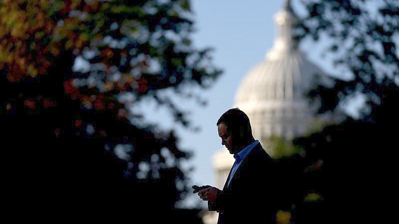 Im Zentrum der politischen Macht in den USA wird dieser Tage unermüdlich verhandelt. Foto: Andrew Harnik/AP/dpa