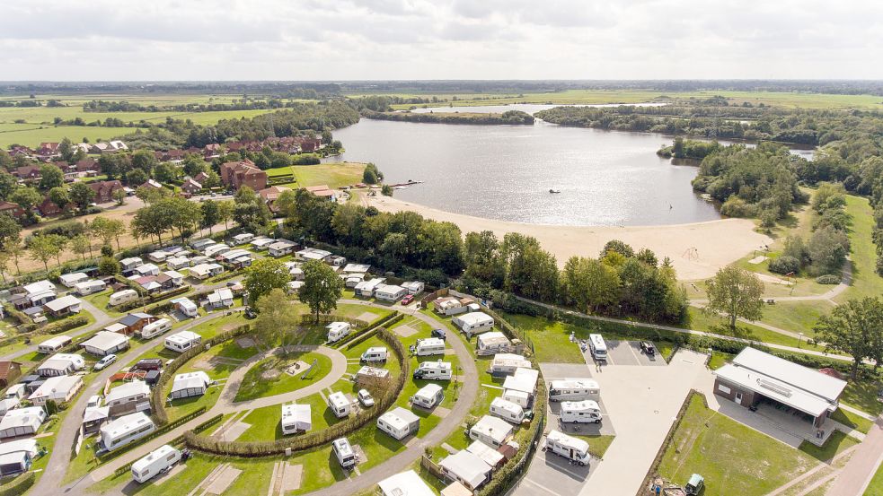 Den rund 70 Pächtern von Dauerplätzen auf dem Campingplatz in Timmel ist gekündigt worden. Foto: Großefehn Tourismus GmbH/Archiv