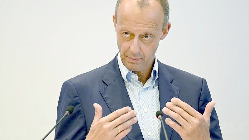 Friedrich Merz will keine Kampfabstimmung auf einem Bundesparteitag mehr. Foto: Bernd Weißbrod/dpa