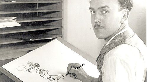 Mickey Maus war auch sein Werk: Ub Iwerks, hier auf einem Werbe-Foto aus dem Jahr 1929. Foto: The Walt Disney Company