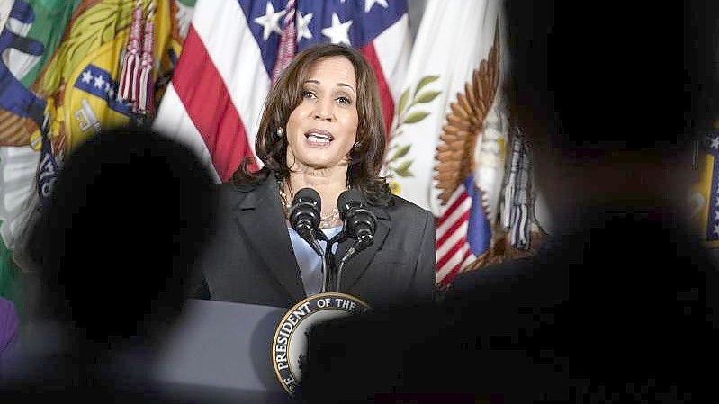 US-Vizepräsidentin Kamala Harris. Foto: Susan Walsh/AP/dpa