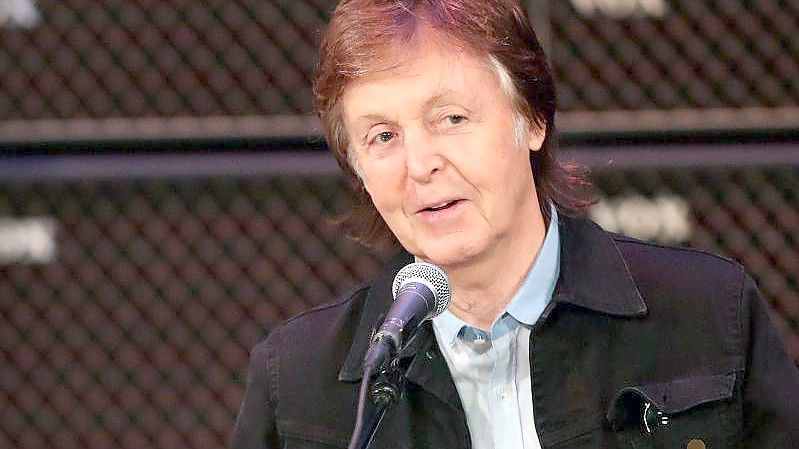 Paul McCartney bei einem Konzert 2017 in Perth. Foto: Richard Wainwright/AAP/dpa