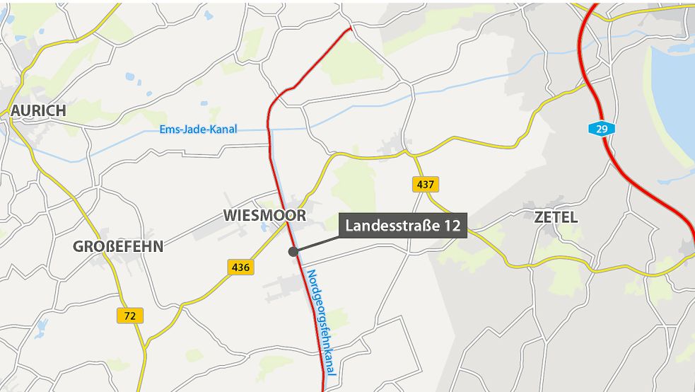 Die Straße ist kaputt.