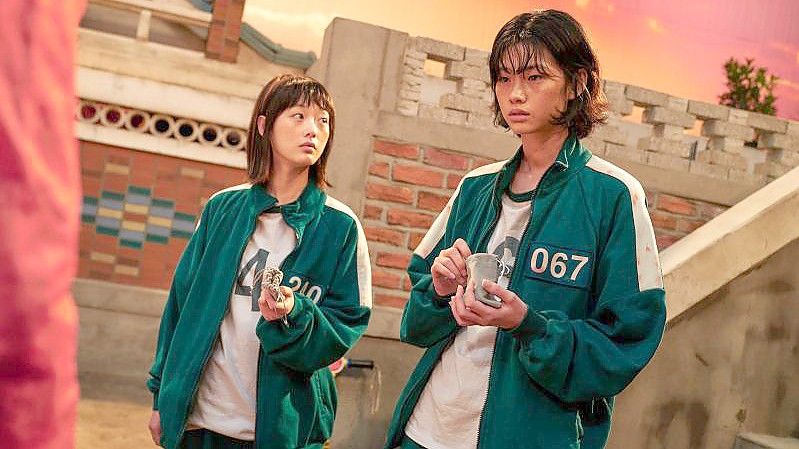 Eine Szene aus der 1. Staffel der Netflix-Serie „The Squid Game“. Foto: YOUNGKYU PARK/Netflix/dpa