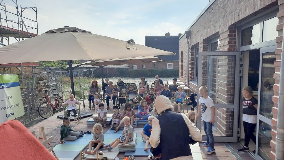 Das Familienzentrum Bunde wird bereits drei Monate nach der Eröffnung im Juli sehr gut angenommen. Foto: Jugendbüro