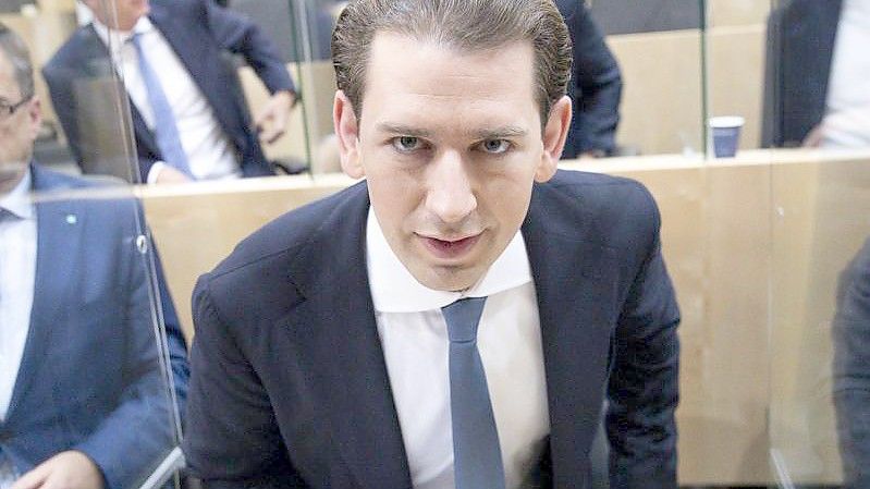 Sebastian Kurz bestreitet alle Vorwürfe. Foto: Lisa Leutner/AP/dpa