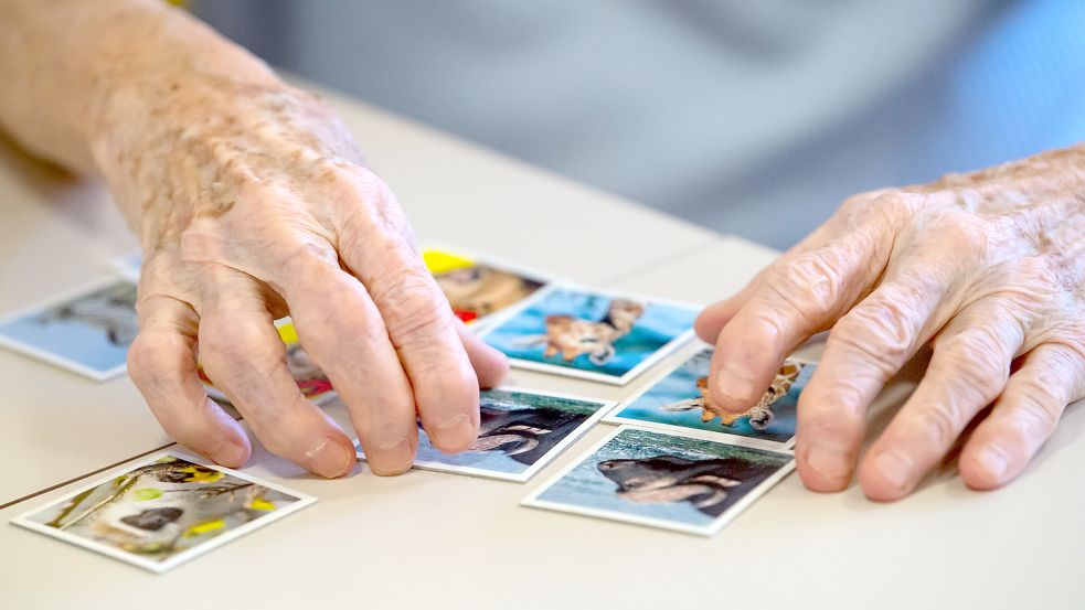 Das Gedächtnis spielerisch trainieren kann Demenzkranken helfen. Foto: DPA