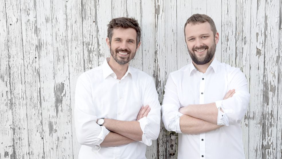 Freunde aus Kindertagen und heute erfolgreiche Unternehmer: Moritz Simsch (links) und Sebastian Jung. Foto: Sause Seifenbrause