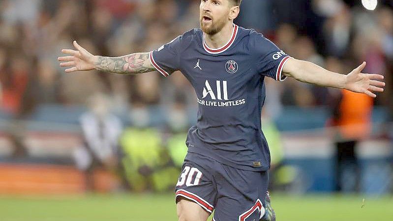 PSG-Superstar Lionel Messi drehte das Spiel zugunsten der Hausherren. Foto: Jan Woitas/dpa-Zentralbild/dpa