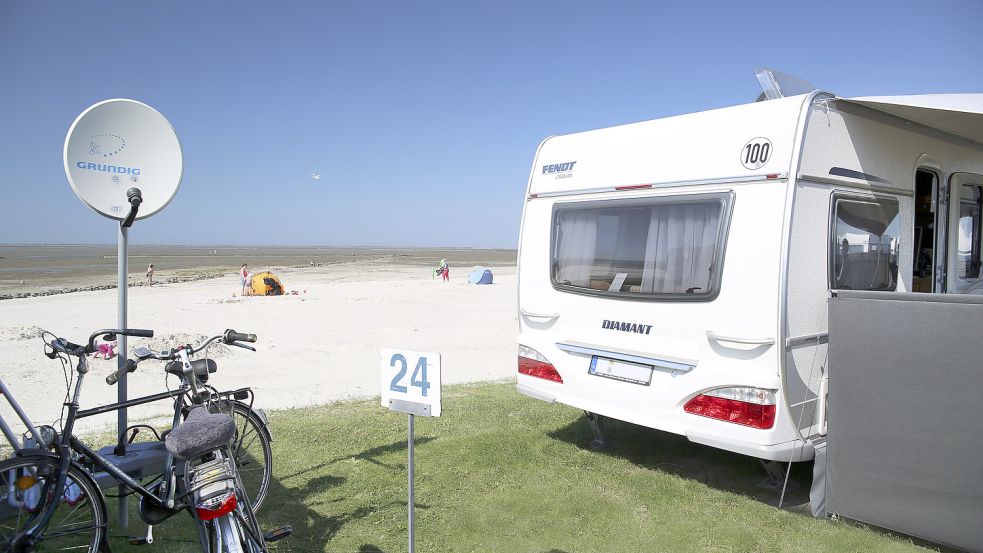 Camping an der Nordseeküste ist äußerst beliebt. Foto: Archiv/Esens-Bensersiel Tourismus
