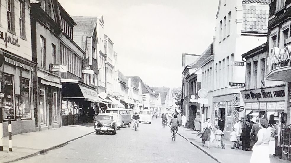So sah die Osterstraße in den 50er Jahren aus. Foto: Historisches Museum Aurich/ Bildarchiv