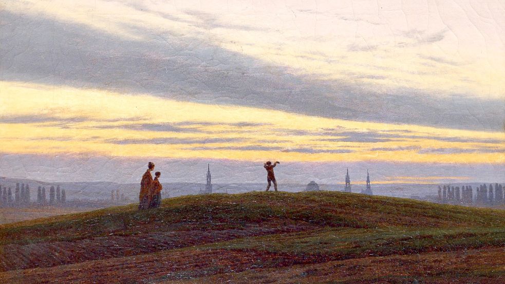 Caspar David Friedrich: Der Abendstern (um 1830, Öl auf Leinwand) – ausgestellt im Romantik-Kabinett des Deutschen Romantik-Museums © Freies Deutsches Hochstift, Foto: David Hall Foto: © Freies Deutsches Hochstift, Foto: David Hall