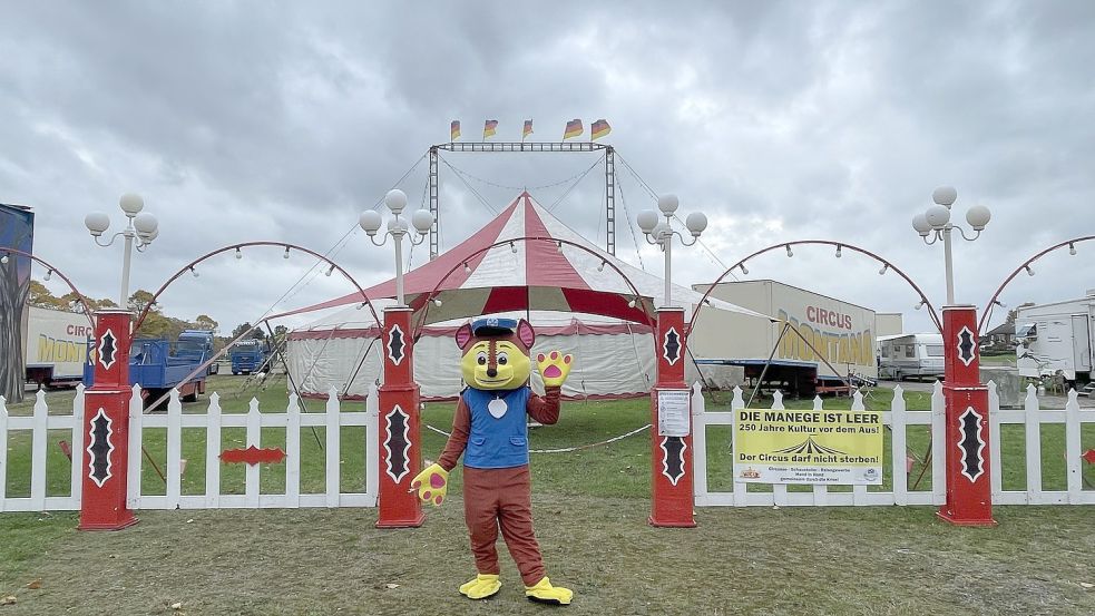 Der Circus Montana bietet seit dem 22. Oktober Vorstellungen in Emden. Foto: Trier/Archiv