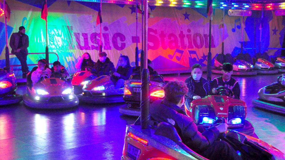 Der Autoscooter der Familie von Halle war auch beim Bliede-Park in Leer dabei. Foto: Wolters