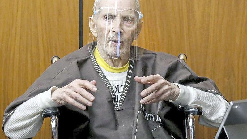 Im Oktober war der Immobilienerbe Robert Durst bereits in Los Angeles wegen Mordes an einer Freundin vor über 20 Jahren zu lebenslanger Haft ohne Bewährung verurteilt worden. Foto: Gary Coronado/Pool Los Angeles Times via AP/dpa