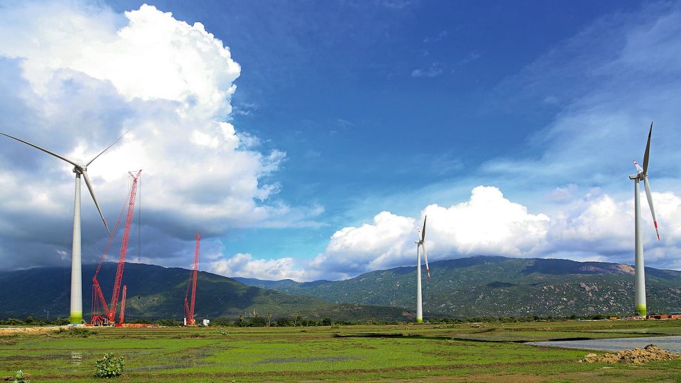 Als Teil seiner internationalen Strategie setzt Enercon aktuell verstärkt auf Windkraftprojekte in neuen Märkten, insbesondere in Vietnam. Foto: Enercon/TRUNGNAMGroup