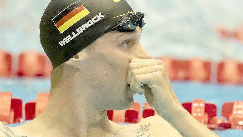 Schwamm zum Auftakt der Kurzbahn-EM über 400 Meter Freistil ins Finale: Florian Wellbrock. Foto: Jo Kleindl/dpa