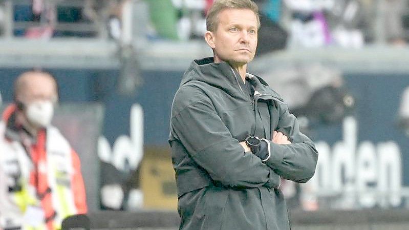 Will gegen PSG punkten: Jesse Marsch, RB-Trainer. Foto: Sebastian Gollnow/dpa/Archivbild