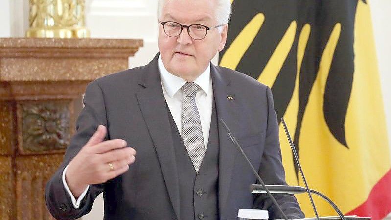 Bundespräsident Frank-Walter Steinmeier und seine Frau Elke Büdenbender besuchen Norwegen. Foto: Wolfgang Kumm/dpa