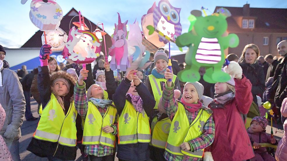 Für die Kinder in Großefehn war der Sternlauf jedes Jahr ein besonderes Event. Foto: Ortgies/Archiv