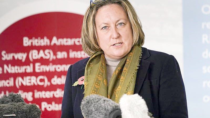 Die britische Handelsministerin Anne-Marie Trevelyan soll die Gespräche über finanzielle Zusagen leiten. Foto: Alberto Pezzali/AP/dpa