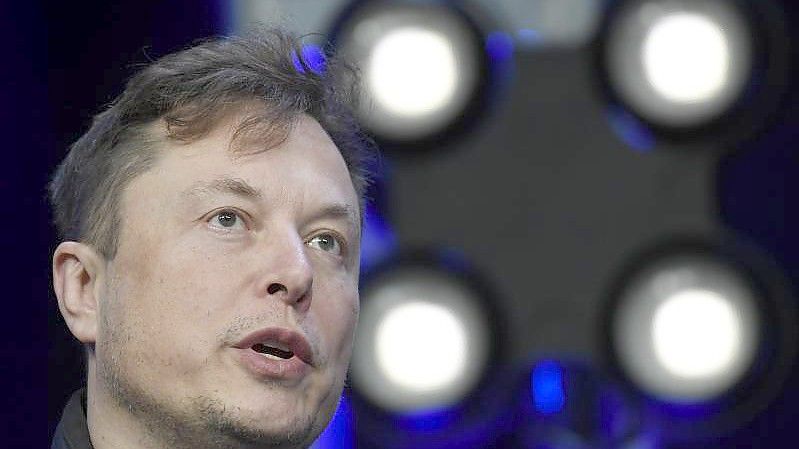 Der Vorstandsvorsitzende von Tesla und SpaceX, Elon Musk, spricht auf einer Konferenz. (Archivbild). Foto: Susan Walsh/AP/dpa