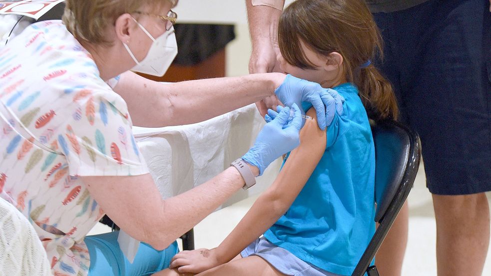 Hier werden Kinder in Florida mit dem Biontech-Impfstoff gegen Covid-19 geimpft. Foto: ZUMA Wire/Imago Images