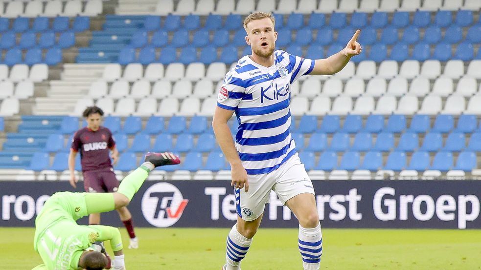 In den niederländischen Stadien ist die Geisterstimmung zurück. So gab es am Sonntag auch in der 2. Liga beim Duell zwischen De Graafschap und Telstar (1:1) keine Fans auf den Rängen. Foto: Imago