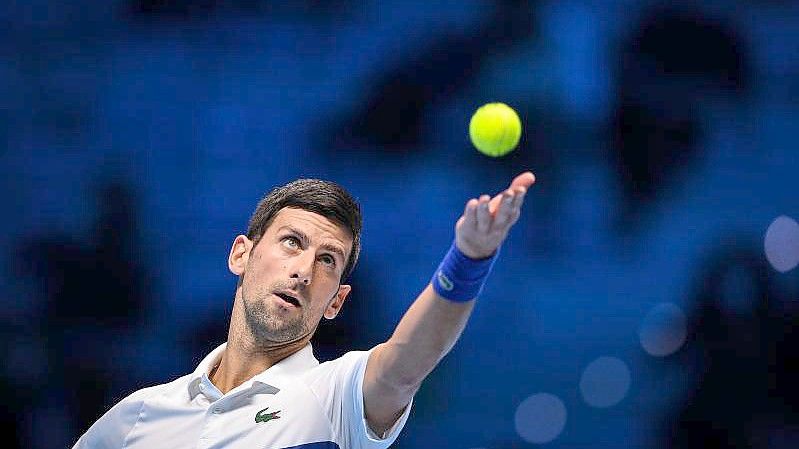 Startete erfolgreich in die ATP Finals in Turin: Novak Djokovic. Foto: Marco Alpozzi/LaPresse via ZUMA Press/dpa