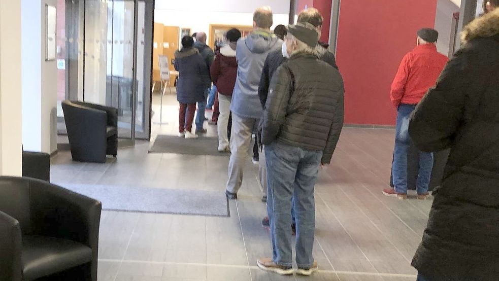 Das Impfangebot im Ihrhover Rathaus wurde sehr gut angenommen. Foto: Gemeinde