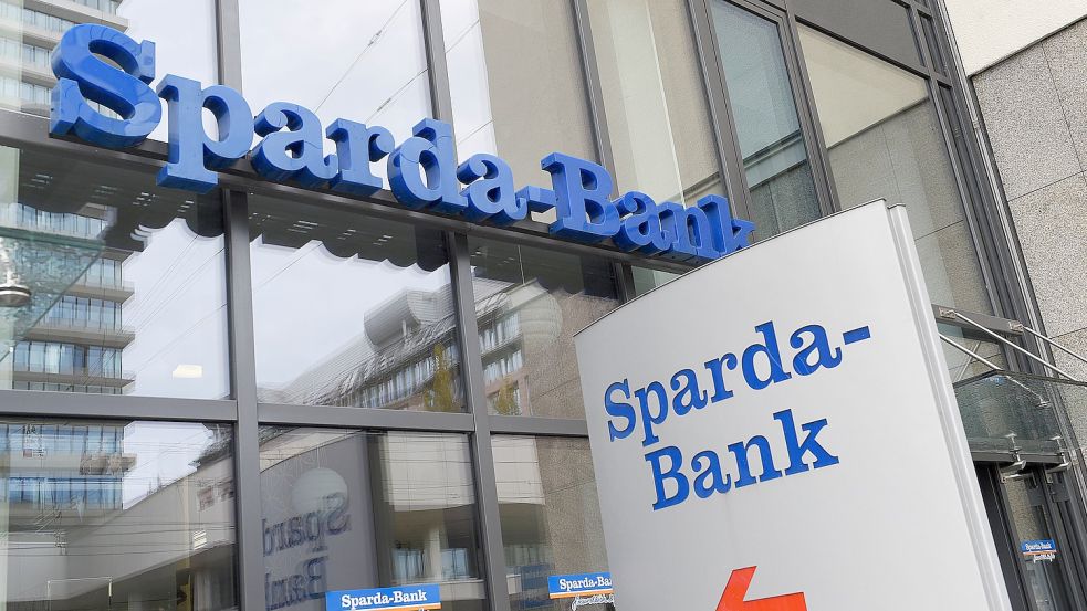 Das Logo der Sparda-Bank. Foto: imago images/ Sven Simon