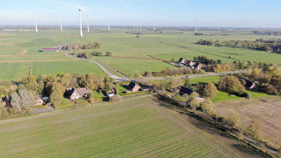 Der „neue“ Teil von Kringwehrum. Viele Menschen wohnen hier nicht, dafür kennt man sich noch. Foto: Hock