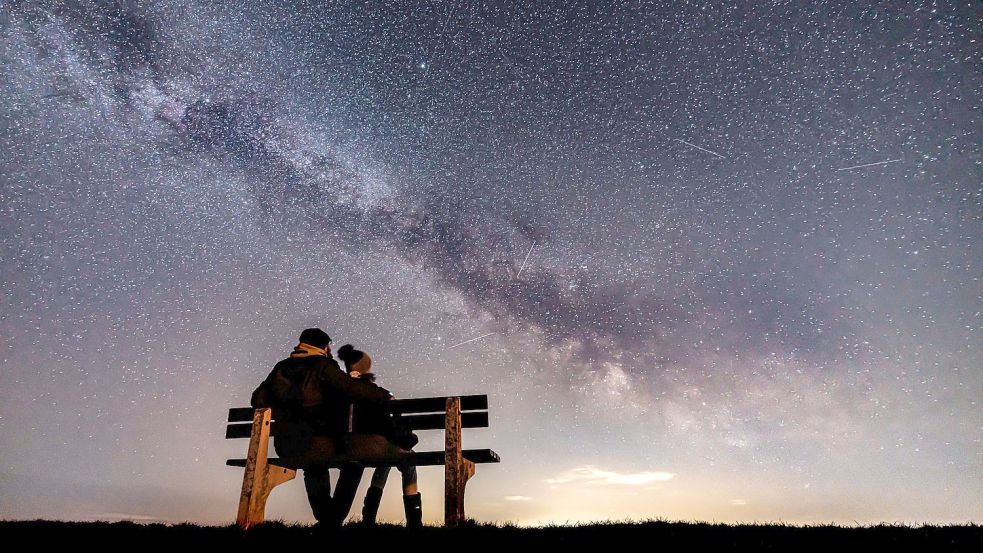 Wer Sterne sehen will, der muss nach Spiekeroog. Diese Aufnahme kommt von dem Hobbyfotografen und Insulaner Kai Kröger. Foto: Kai Kröger/Kai.Kroeger_Spoog