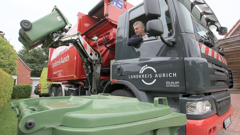 Die Gebühren für die Müllabfuhr im Landkreis Aurich bleiben stabil. Foto: Archiv/Ortgies