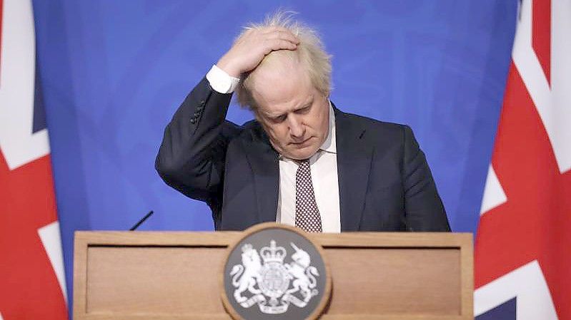 Großbritanniens Premierminister Boris Johnson. Foto: Hollie Adams/Getty Images Pool/AP/dpa