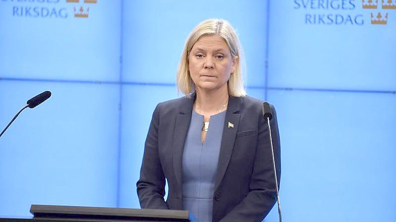 Magdalena Andersson war kurz nach ihrer Wahl zur ersten schwedischen Regierungschefin zurückgetreten. Foto: Pontus Lundahl/Tt/TT NEWS AGENCY/AP/dpa