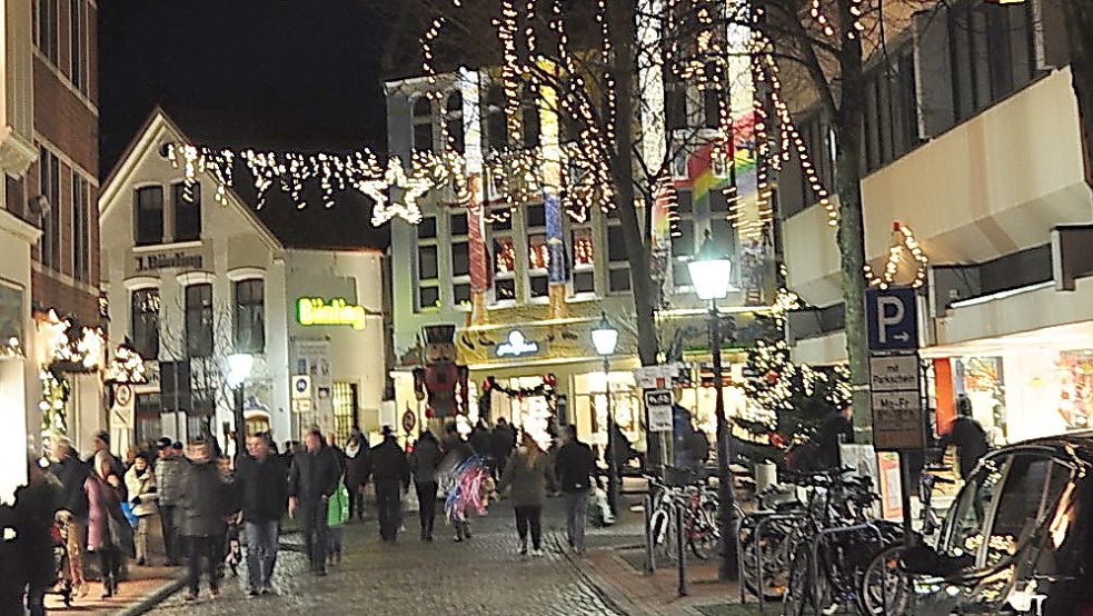 Der Weihnachtsmarkt in der Altstadt in Leer wird nicht fortgeführt. Foto: Archiv